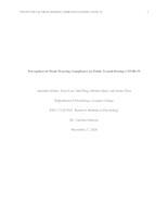 Perceptions of Mask-Wearing Compliance on Public Transit During COVID-19
