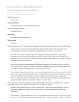 Still Creek Monitoring Project