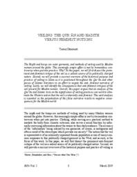 Veiling: The Qur'ān and Hadith Versus Feminist Notions