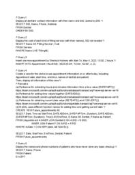 Queries SQL