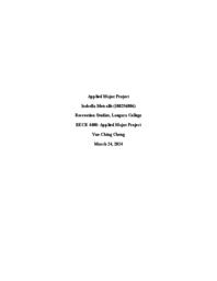 Isabella Metcalfe: Major paper 2024