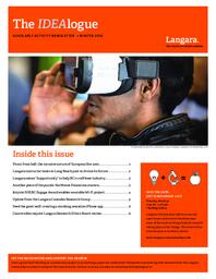 The IDEAlogue 2016: Scholarly Activity Newsletter