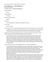 Cross-Cultural Differences in Categorization: A Replication and Extension