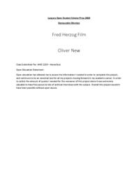 Fred Herzog Film - Open Education Statement