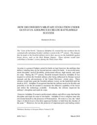 How Did Sweden's Military Evolution Under Gustavus Adolphus II Create Battlefield Success
